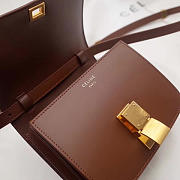 CohotBag celine leather classic box shoulder bag brown - 2