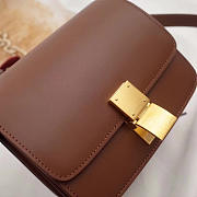CohotBag celine leather classic box shoulder bag brown - 3