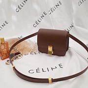 CohotBag celine leather classic box shoulder bag brown - 6