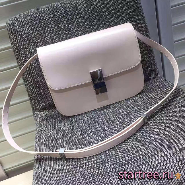 Celine Leather Classic Silver White - 24cm x 18cm x 6cm  - 1