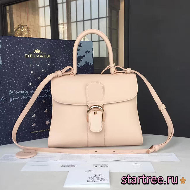 DELVAUX | pale pink mini brillant satchel  - 1