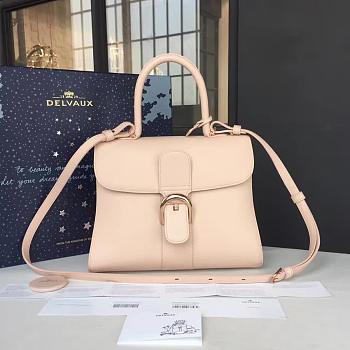 DELVAUX | pale pink mini brillant satchel 