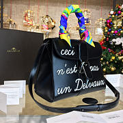DELVAUX | humour mm brillant satchel handbag - 5