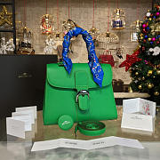 delvaux-humour-mm-brillant-satchelmm brillant satchel emerald green 1508 - 6