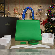 delvaux-humour-mm-brillant-satchelmm brillant satchel emerald green 1508 - 4