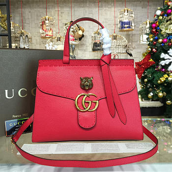 gucci gg marmont leather tote bag 2245