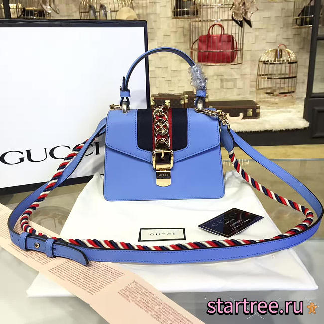 Gucci sylvie leather bag z2353 - 1