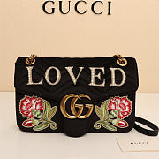 Gucci GG Cortex Marmont Love - 31x19x7cm  - 1