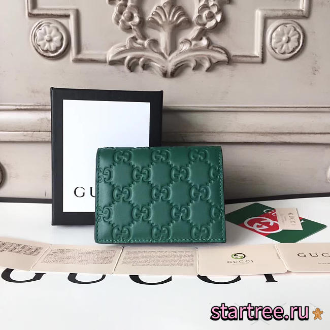 Gucci Signature Wallet - 11cmx2.5cmx8.5cm - 1