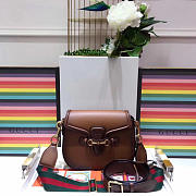 Gucci Lady Web Bag Dark Brown - 25x1x17cm - 4