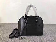 Louis Vuitton Supreme Domed Satchel Black- M40301 - 25x19x12cm - 3