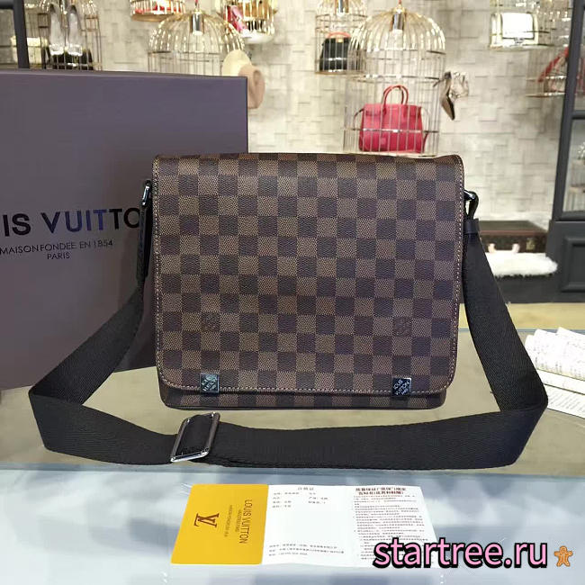  louis vuitton district CohotBag  mm damier ebene 3581 - 1