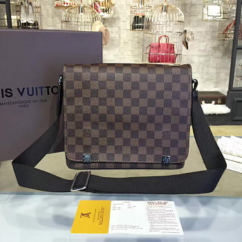  louis vuitton district CohotBag  mm damier ebene 3581