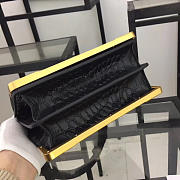 CohotBag prada black crocodile and leather cahier shoulder bag 1ba045 - 5