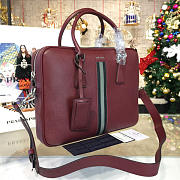 Prada leather briefcase 4217 - 3