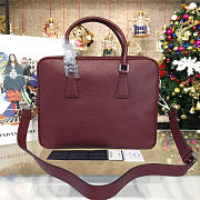 Prada leather briefcase 4217 - 4