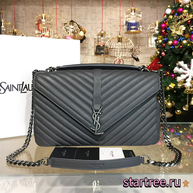 ysl monogram college gray CohotBag 4781 - 1