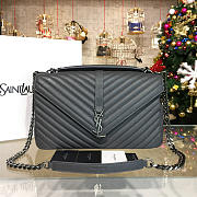 ysl monogram college gray CohotBag 4781 - 1