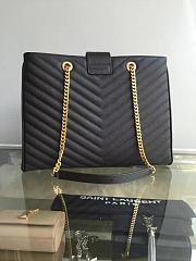 ysl classic shopper grained calfskin gold black CohotBag  - 4