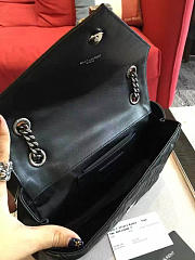 YSL| Envelop Satchel MM Black - 24cm x 15cm x 7 cm - 4