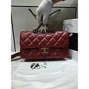 chanel quilted calfskin perfect edge bag red gold CohotBag a14041 vs09015 - 6