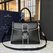 DELVAUX | mm brillant satchel smooth leather black 1466 - 1