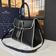 DELVAUX | mm brillant satchel smooth leather black 1466 - 5