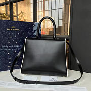 DELVAUX | mm brillant satchel smooth leather black 1466 - 4