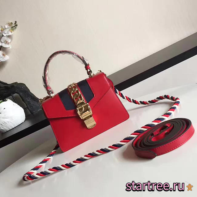 Gucci sylvie leather bag z2350 - 1