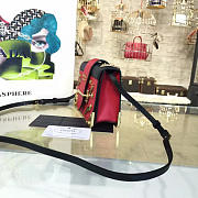 CohotBag prada cahier leather shoulder bag rose red 4260 - 5