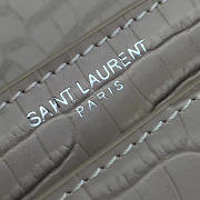 ysl sunset monogram medium crocodile embossed shiny 4727 - 5