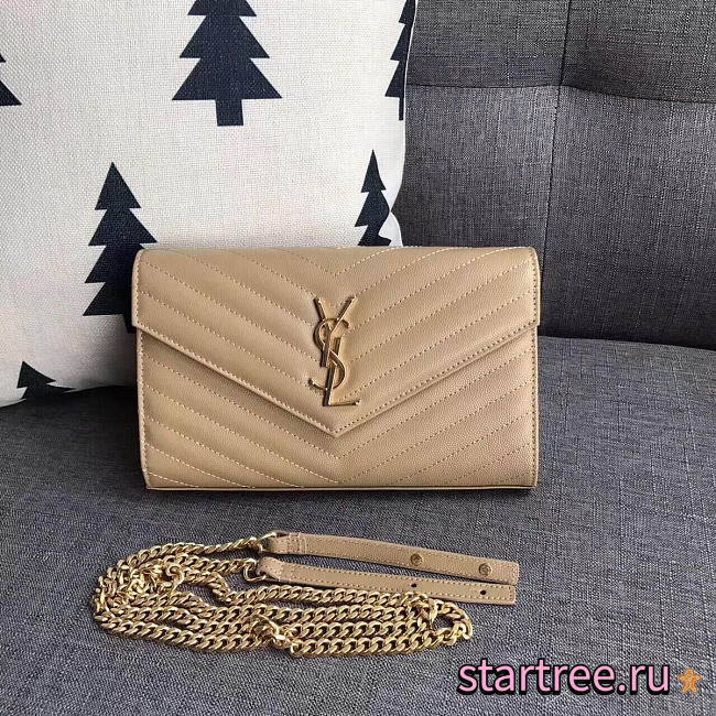 YSL | Envelope Chain Wallet - 22cm x 5.5cm x 13.5cm - 1