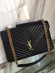 YSL | Monogram College Black Gold  5104 - 6