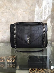 ysl monogram college in embossed crocodile shiny leather CohotBag 5106 - 6