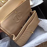 Chanel Classic Handbag Beige  - 5