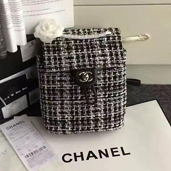 Chanel Tweed Canvas Mini Backpack 