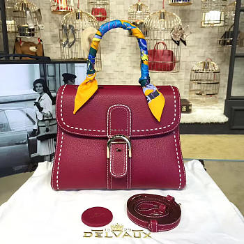 DELVAUX | mm brillant satchel red 1478