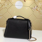 gucci gg flap shoulder bag on chain black CohotBag 5103032 - 3