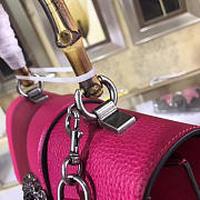 Gucci dionysus medium top handle bag rose red leather - 5