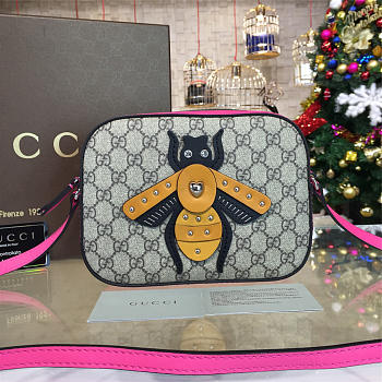 gucci gg supreme bee shoulder bag CohotBag