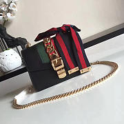 Gucci sylvie leather bag z2352 - 1