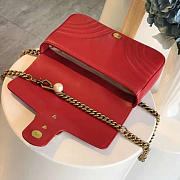 gucci marmont bag red 2639 - 2