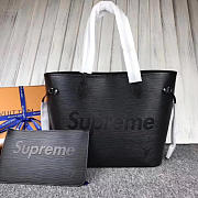 Louis Vuitton Supreme Shoulder Bag Black- M40882 - 32x29x17cm - 3