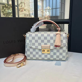 CohotBag louis vuitton croisette damier azur canvas gray