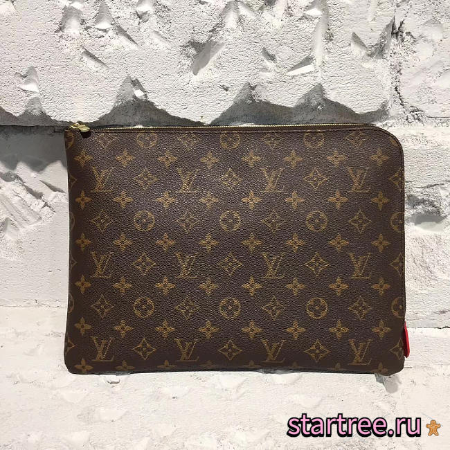  louis vuitton leather CohotBag  clutch bag 3724 - 1