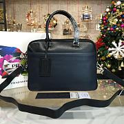 Prada leather briefcase 4199 - 1