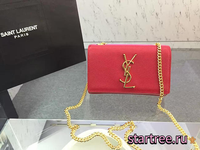 ysl monogram kate grain de poudre embossed leather CohotBag 4990 - 1