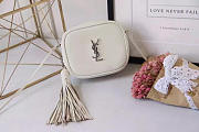 YSL |  Monogram Blogger White  - 2