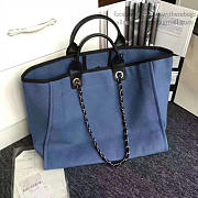 Chanel  Shopping Bag Blue - A68046 - 38cm - 6