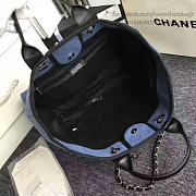 Chanel  Shopping Bag Blue - A68046 - 38cm - 4